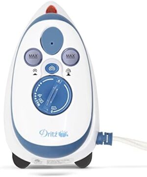 Dritz Notions 653380 Mighty Travel Steam Iron, White - Image 3