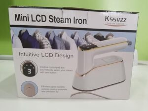Portable Travel Steamer Iron for Clothes with LCD Display - 4 Mode Handheld Mini Clothing Steam Iron, 1200W Small Garment Steamer, Hand Held Fabric Steamer for Home, Dorm, Travel (120V ONLY)(White) - Image 8