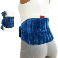 Comfytemp Microwavable Heating Pad for Back Pain Relief, Cramps, FSA HSA Eligible, 2.5LB Wearables Hot Pack Moist Heat Therapy for Sciatica, Waist, Hip, Muscle Aches, Warm Compress Mothers Day Gifts