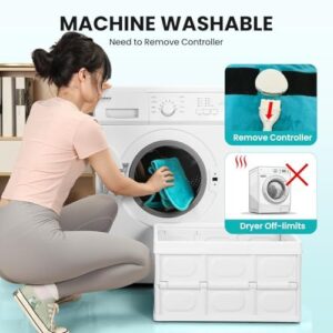 TABEKE Hip Heating Pad for Hip/Sciatica Pain Relief, Hip Support Brace, Lower Back/Thigh/Buttock Electric Heat Pad, Hot Physical Therapy for Men, Women - Image 8