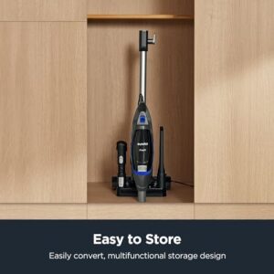 Eureka Corded Stick Vacuum Cleaner for Home Pet Hair, Lightweight Vacuum Cleaner with Powerful Suction for Carpet Tile and Hard Floor, Blue, NES520BL 2-in-1 Flash Handheld Vac - Image 6