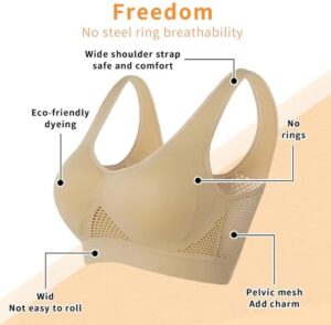 GYQMBT Breathable Cool Liftup Air Bras,2024 New Breathable Sports Bras for Women Plus Size,Comfortable Sports Bra - Image 4