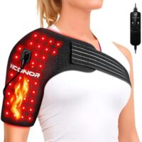 Red Light Therapy for Shoulder Pain Relife，Shoulder Heating Pad,Infrared Light Therapy for Body,Improve Joint Muscle，660nm&850nm Red Light Heated Shoulder Wrap