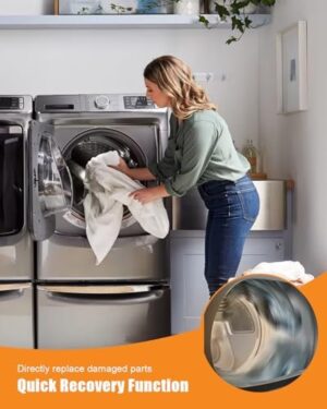 MED7230HW0 Dryer Heating Element Kit Compatible With Maytag Whirlpool MED5630HC1 MED5630HC2 MED5630HC0 MED5630HW1 MED5630HW0 MED5630HW2 MED3500FW1 MEDB765FW0 MEDB835DW4 MEDB855DC4 MEDB855DW4 - Image 2