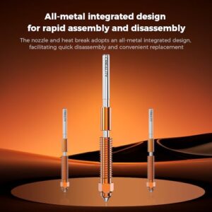 Creality Official K1/K1 Max/K1C Hotend Upgrades Kit,Ceramic Heating Block Ki with Unicorn Quick Swap Nozzle, Support 300°C High Temperature and 600mm/s High-Speed for K1 Series 3D Printer - Image 5