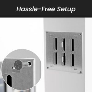 Repa Market 12" x 2" Inch (Outer Dimensions) Black Adjustable Air Vent Cover - Indoor Outdoor Metal Grille - Heating, Cooling, Ventilation for Home Garage Shed - Open and Close Register (11.81 x 1.97) - Image 5