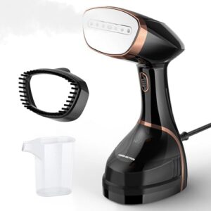 Steamer for Clothes, Portable Handheld Garment Steamer, 1500W 2 in 1 Fabric Wrinkles Remover, 30-Second Fast Heat-up, 250ml Detachable Water Tank, Steam Iron for Home and Dorm (120V Only)