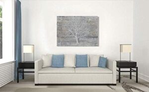 Yihui Arts Abstract Trees Painting Canvas Prints Wall Art Decor Framed - Large Modern Giclee Art Print on Canvas Ready to Hang for Home and Office Wall Decoration with Textured Boho - Image 8