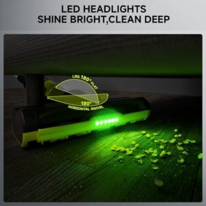 UNINELL HOME Cordless Vacuum Cleaner, 45Kpa 55 Mins Vacuum Cleaners for Home, Vacuum Cleaner Self-Standing, Anti-Tangle Stick Vacuum, Lightweight, Wall Mount Charging Vacuum for Pet Hair,Carpet,Floor - Image 9