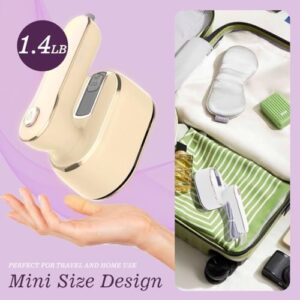 1000w Portable Mini Travel Steamer for Clothes: hand held steamer travel size handheld mini steam iron for clothing dress shirt plancha a de vapor para ropa portatil small compact ironing machine - Image 3