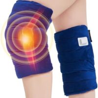 JOBYNA Knee Heating Pad for Arthritic, 2PCS Super Soft Electric Heat Pad for Leg, 20s Fast Heating Knees Warmers with 10-90min Auto-Off Timer, 86-158℉ Heat Level (No Battery, No Vibration)