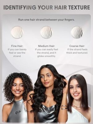 SHEGLAM Automatic Curling Iron 1 1/4 inch with 3 Temperatures Fast Heating, 2-Way Rotation, Anti-Scald, Anti-Tangle Rotating, Automatic Shut-Off for Hair Styling - Image 5