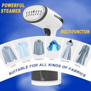 Steamer for Clothes, Quick Heat Up Handheld Garment Steamer, Portable Colthes Fabric Wrinkles Remover, Travel Steamer Iron for Home - Image 3