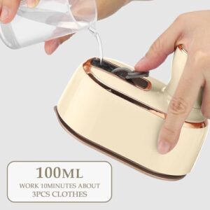 Travel Steamer for Clothes Portable Mini - 1000W Steamer and Iron 2 In 1, Rotary Handheld | 360° Ironing | 10S Preheating | Constant 302°F, Steamers for Clothes Travel Size College Dorm Home Essential - Image 4