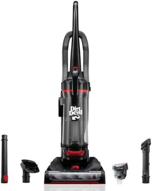Dirt Devil Multi-Surface Total Pet+ Upright Bagless Vacuum Cleaner for Carpet and Hard Floor, with Pet Tool Kit, Powerful, Lightweight, Corded Vacuum Cleaners for Home Use