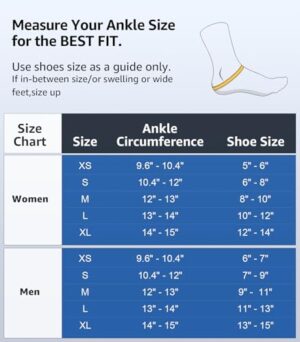 Slim-Fit Ankle Brace for Sprained Ankle, Quick Lace Up Ankle Support for Women Men With 2 Auto-Shaped Pads, Air Fabric Cool Ankle Stabilizer for Injury Recover, Running, Sports, XS(10”-11”) - Image 5
