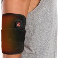 Elbow Heating Pad, Cordless Elbow Brace for Tendonitis and Tennis Elbow, Small Heating Pads for Arms Legs Pain Relief with 3 Temperature Modes 3000mAh, 30 Mins Auto-Off(Black)