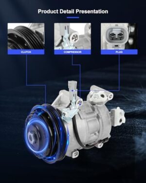 ECCPP A/C Compressor with Clutch 2012-2018 Fit for Toyota Yaris 1.5L AC Compressor Strong Cooling - Image 4
