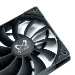 Kaze Flex 120 High Air Flow PC Case Fan, Fluid Dynamic Bearing,120mm x 25mm (3-Pack, PWN 4-pin, 1500RPM) - Image 7