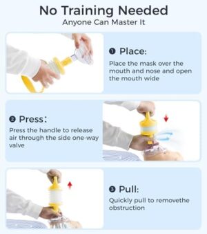 Life-Saving Choking Rescue Device, FSA/HSA Eligible Anti Choking Device, Portable Airway Suction for Adults, Kids, Seniors, Infants, Home Car Travel Emergency - Image 7