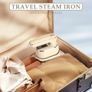 Travel Steamer for Clothes Portable Mini - 1000W Steamer and Iron 2 In 1, Rotary Handheld | 360° Ironing | 10S Preheating | Constant 302°F, Steamers for Clothes Travel Size College Dorm Home Essential - Image 7