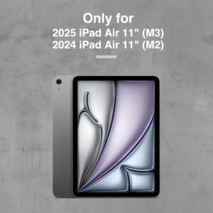 SWITCHEASY CoverBuddy for 2025 M3 & 2024 M2 iPad Air 11" - Magic Keyboard Compatible Case for iPad Air, Enhanced Thickness & Heat Dissipation [Keyboard Not Included] - White (Leather) - Image 2