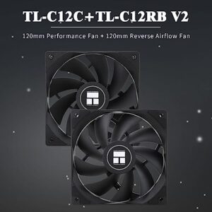 Thermalright Assassin X 120R SE Plus CPU Air Cooler,Double PWM Quiet Fans CPU Cooler with 1550RPM,for AMD:AM4 /AM5,Intel LGA 1700/1851/1150/1151/1200,148mm High PC Cooling - Image 4