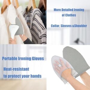 Steamer Board for Clothes With Ironing Glove, 35"17.5" Hanging Ironing Pad, Steam Iron Stand With Pad for Steaming Clothes - Image 5