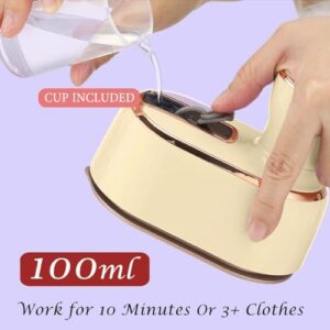 1000w Portable Mini Travel Steamer for Clothes: hand held steamer travel size handheld mini steam iron for clothing dress shirt plancha a de vapor para ropa portatil small compact ironing machine - Image 7