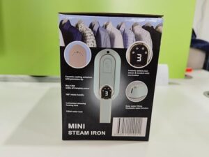 Portable Travel Steamer Iron for Clothes with LCD Display - 4 Mode Handheld Mini Clothing Steam Iron, 1200W Small Garment Steamer, Hand Held Fabric Steamer for Home, Dorm, Travel (120V ONLY)(White) - Image 10