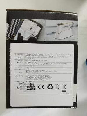 Portable Travel Steamer Iron for Clothes with LCD Display - 4 Mode Handheld Mini Clothing Steam Iron, 1200W Small Garment Steamer, Hand Held Fabric Steamer for Home, Dorm, Travel (120V ONLY)(White) - Image 11