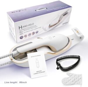 Handheld Steamer for Clothes, 1500W Extra Large Soleplate, 330ml Detachable Tank, 2-in-1 Horizontal & Vertical Use, Fabric Wrinkles Remover, No Water Leak and Auto-Off - Image 7