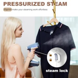 YIKA Steamer for Clothes, 2 Modes Steam Iron Garment & Fabric Wrinkle Remover, 30-Second Fast Heat Up, 300ml Detachable Water Tank, 25 Minutes Continuous Steam for Home, Office and Travel - Image 8