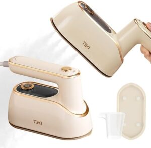 Travel Steamer for Clothes Portable Rotary Garment Iron 1200W Small Travel Steam Iron for Home, Dorm, College, 150ml Water Tank, Foldable Wrinkle Remover