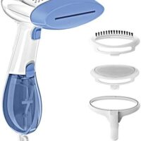 Conair Handheld Garment Steamer for Clothes, ExtremeSteam 1200W, Portable Handheld Design,White/Blue