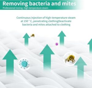 Mini Steam Iron, 2-IN-1 Handheld Travel Steam Iron,1100W & 15s Fast Heat Up, Portable Steamer Iron for Home & Gift, Travel - Image 10