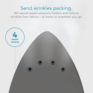 Steamfast SF-710 Mini Steam Iron, Non-Stick Sole Plate, Foldable Handle, 45 Second Heat Up Time, Cord Storage, White - Image 6