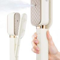 Travel Steamer for Clothes, 15S Heat Up1000W Portable Steamer,Steam & Iron & Press 3 in 1,Deep Wrinkle Removal, Heat-protective Gloves & Storage Bag,180° Flip Handle Design for Travel & Home