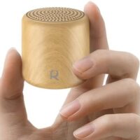 Portable Sound Machine - Travel White Noise Machine for Adults & Baby, 16 Relaxing Sounds, Timer & Rechargeable, Mini for Office, Hotel, Home (Wood)