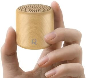 Portable Sound Machine - Travel White Noise Machine for Adults & Baby, 16 Relaxing Sounds, Timer & Rechargeable, Mini for Office, Hotel, Home (Wood)