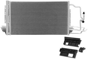 DNA MOTORING OEM-CDS-3474 3474 Aluminum Air Conditioning A/C Condenser For IMPALA ALLURE GRAND PRIX 2006-2009,Metallic