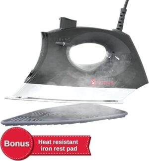 SINGER SteamCraft Plus 2.0 Steam Iron (1800W) | Steamer with Stainless Steel Plate, OnPoint Precision Tip, Vertical Steam, Auto Shutoff & 300ml Tank Capacity - Black - Image 3