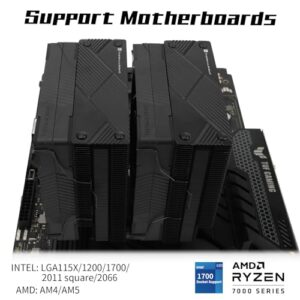 Thermalright Phantom Spirit 120 EVO CPU Air Cooler, 7 Heat Pipes CPU Cooler,Dual 120mm TL-K12 PWM Fans, AGHP 4.0 Technilogy, for AM4 /AM5/Intel 1851/1700/1150/1151/1200, PC Cooling - Image 3