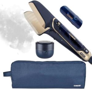 Conair Steam Stylist with Fabric Shaver, Extra Water Tank, and Storage Bag - Amazon Exclusive | Press Iron & Steamer - Great for Home, Office, or Travel | 3-in-1 Steam Iron for Quick Wrinkle Removal