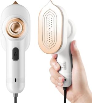 Portable Mini Travel Steamer Iron for Clothes - Fast Heating, Wrinkle-Removing, Ideal for Business Trips, Vacation, Quick Touch-Ups, Suitable For Travelers, Business Professionals(white) - Image 7