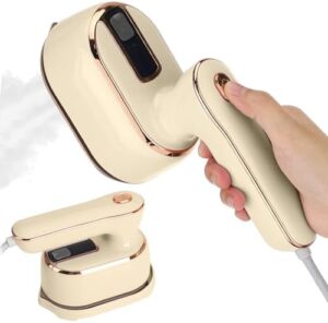 Travel Steamer for Clothes Portable Mini - 1000W Steamer and Iron 2 In 1, Rotary Handheld | 360° Ironing | 10S Preheating | Constant 302°F, Steamers for Clothes Travel Size College Dorm Home Essential