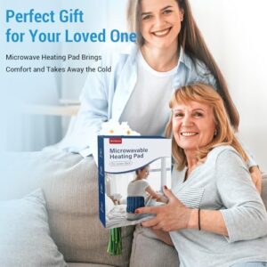 Comfytemp Microwavable Heating Pad for Back Pain Relief, Cramps, FSA HSA Eligible, 2.5LB Wearables Hot Pack Moist Heat Therapy for Sciatica, Waist, Hip, Muscle Aches, Warm Compress Mothers Day Gifts - Image 8