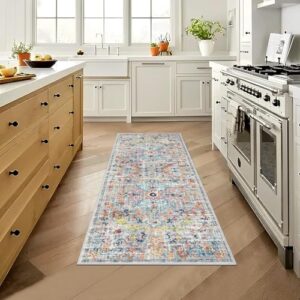 Pauwer Boho Hallway Runner Rug 2x5 Washable Entryway Area Rugs Non Slip Farmhouse Vintage Floor Mat Carpet Runner for Hallways Laundry Room Kitchen Bathroom Bedroom - Image 6