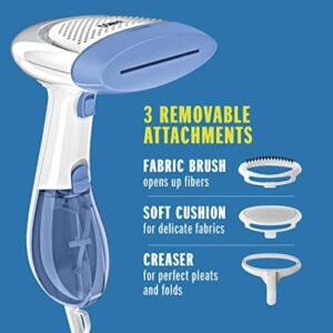 Conair Handheld Garment Steamer for Clothes, ExtremeSteam 1200W, Portable Handheld Design,White/Blue - Image 5