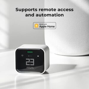 Qingping Air Monitor Lite, Apple HomeKit Compatible Wi-Fi Indoor Air Quality Meter Detects Home CO2, PM2.5, PM10, Temperature, and Humidity - Image 3